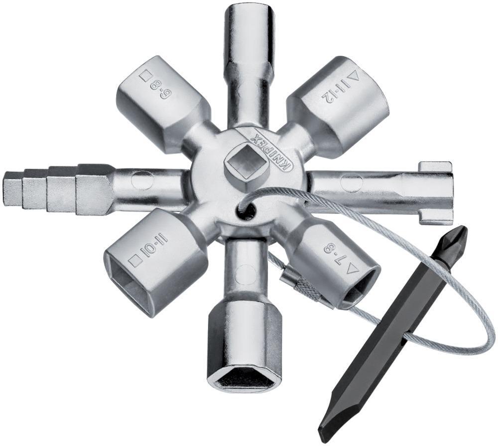 Knipex Schaltschrankschlüssel TwinKey 1 Knipex Schaltschrankschlüssel TwinKey