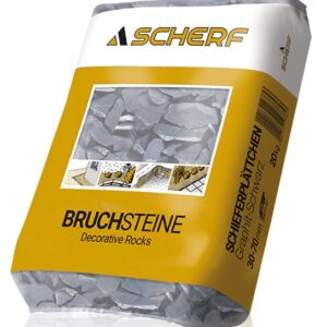 Schieferplättchen graphit-schwarz