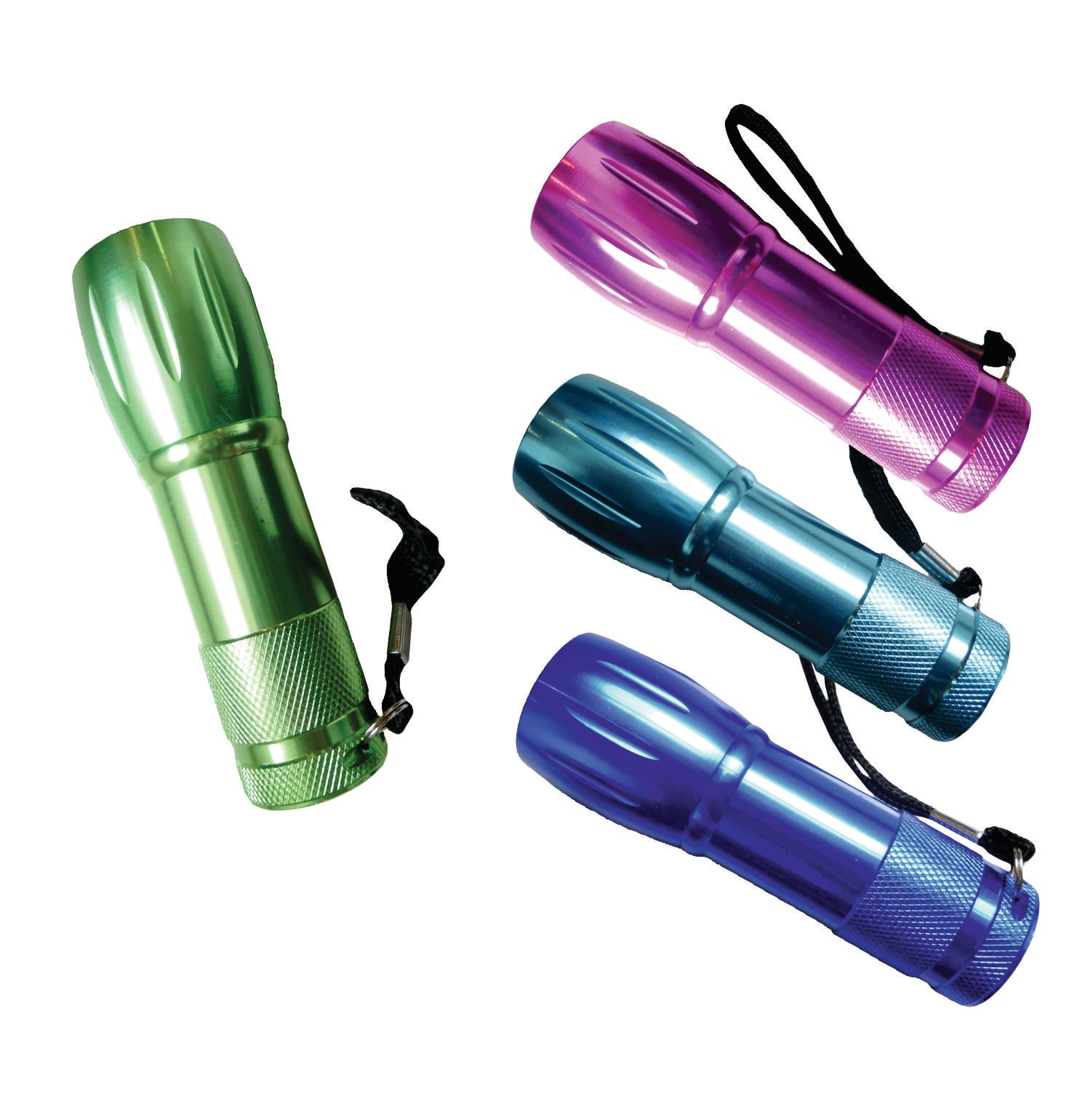 Taschenlampe 9 LED Alu eloxiert 1 Taschenlampe 9 LED Alu eloxiert