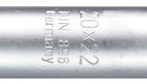 Rohrsteckschl. DIN896B 8x10mm FORTIS