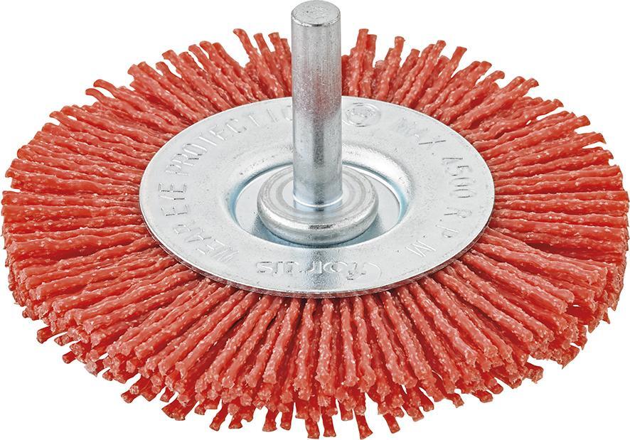 Rundbürste Nylon 75mm Korn 80 FORTIS 1 Rundbürste Nylon 75mm Korn 80 FORTIS