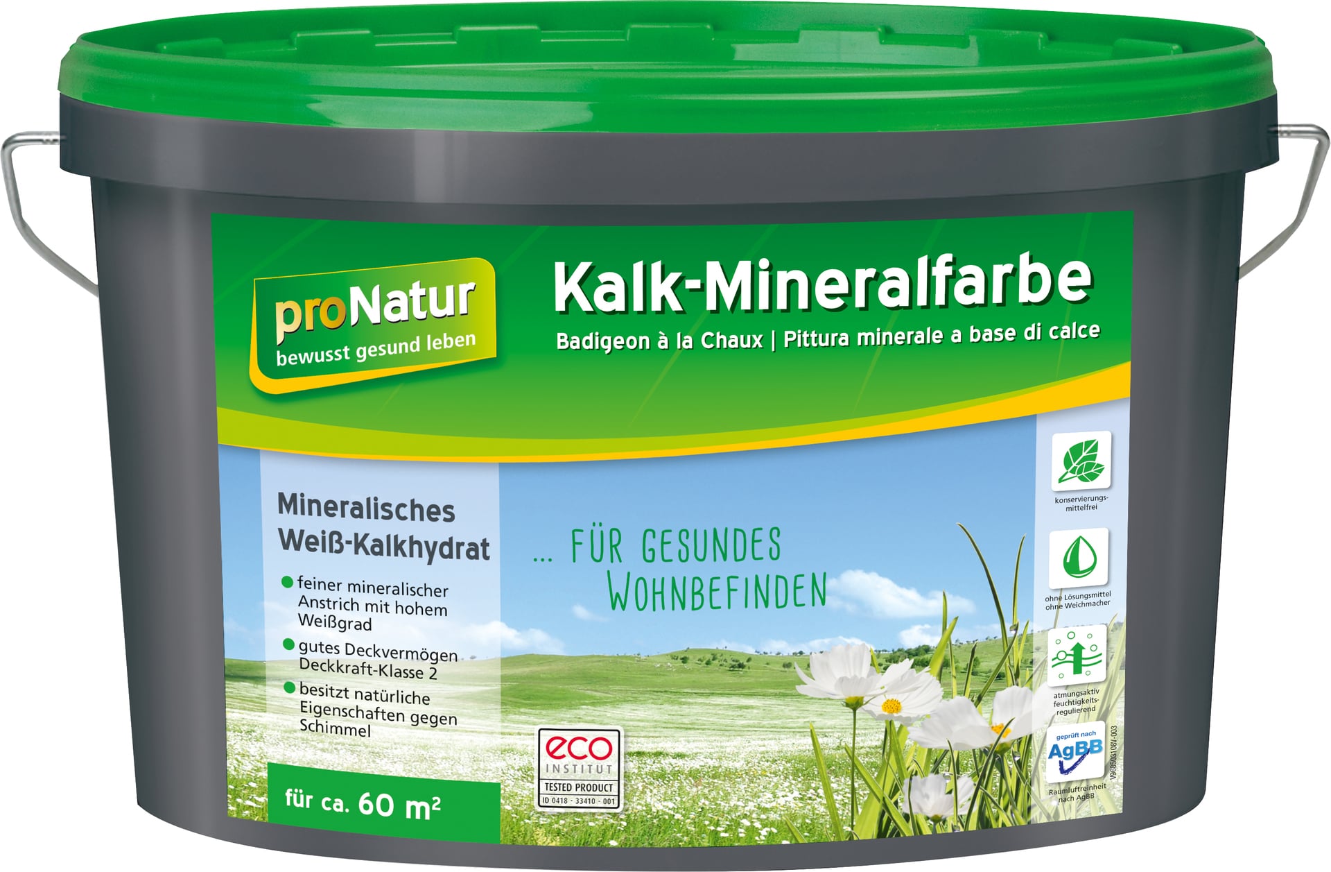Kalk-Mineralfarbe pronatur 1 Kalk-Mineralfarbe pronatur