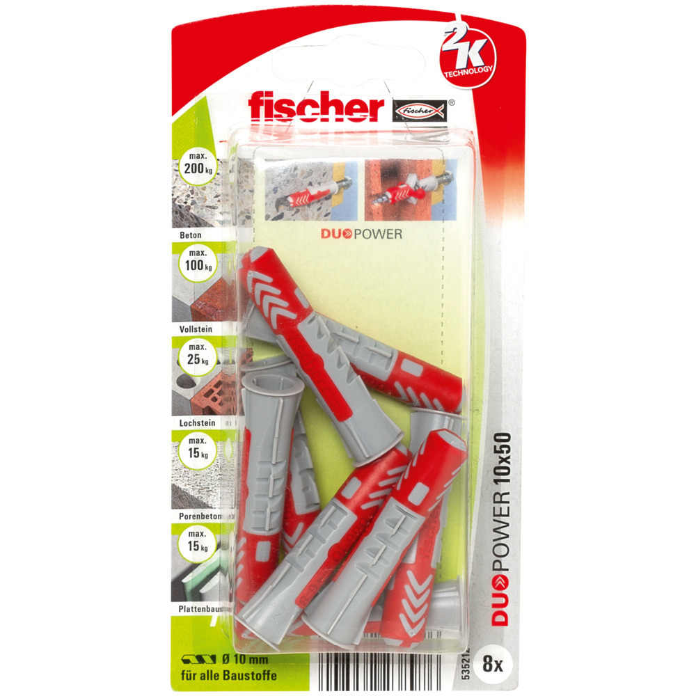 Duopower Dübel 10x50 K 1 Duopower Dübel 10x50 K