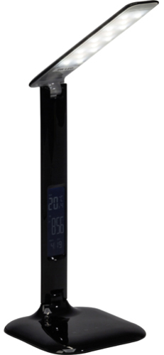 LED Tischleuchte Glenn mit Kalender und Wecker 1 LED Tischleuchte Glenn mit Kalender und Wecker