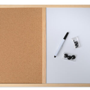 Kork-Pinwand Schreibtafel  600x400mm mit Stift und Pins