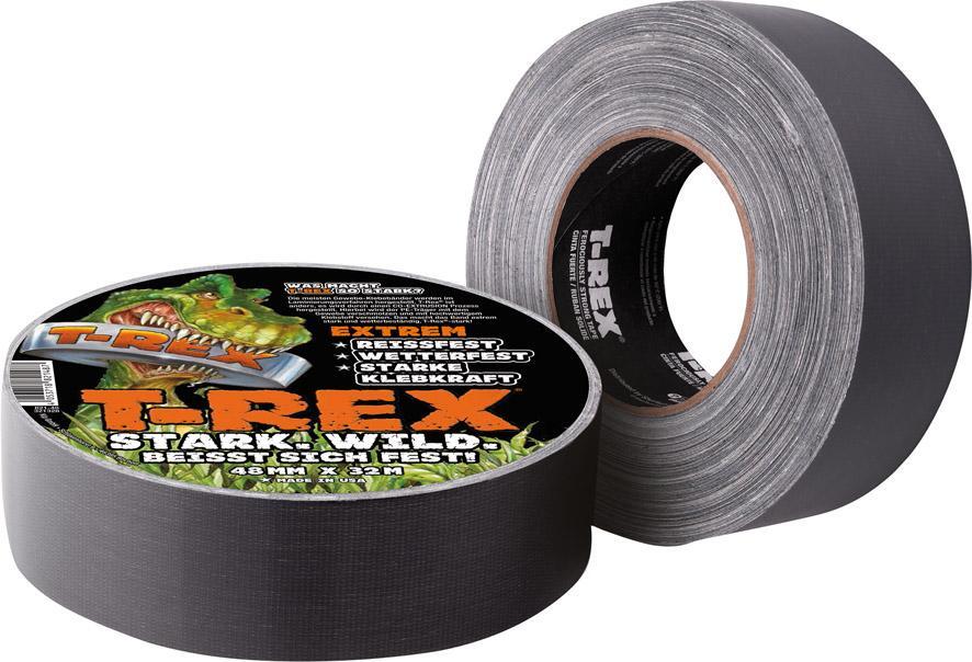 T-REX Tape Mini-Rolle extra starkes Gewebeband 25 mm x 9,1 m 1 T-REX Tape Mini-Rolle extra starkes Gewebeband 25 mm x 9,1 m