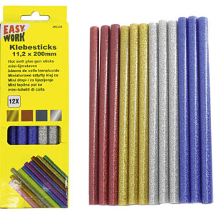 Klebesticks farbig Glitzer