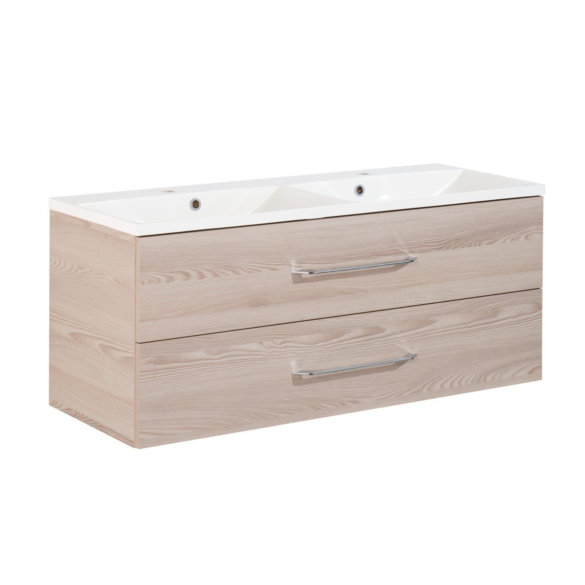 B.clever Becken+Waschtischunterschrank 120x51x46cm Double 1 B.clever Becken+Waschtischunterschrank 120x51x46cm Double