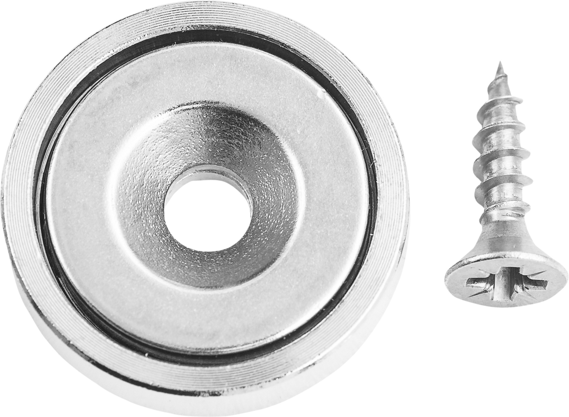 Neodym Scheiben-Magnet mit Rundloch 1 Neodym Scheiben-Magnet mit Rundloch