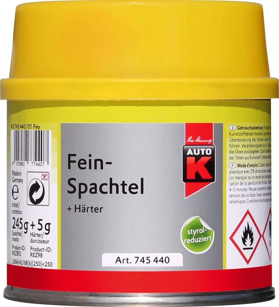 Auto-K FEINSPACHTEL 250G 1 Auto-K FEINSPACHTEL 250G