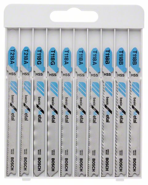 10tlg Stichsägeblatt-Set Basic für Metall 1 10tlg Stichsägeblatt-Set Basic für Metall