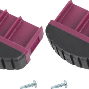 Fußstopfen violett, 2 Stück