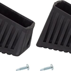 Monto Fußkappe 50x20mm schwarz Paar für Klapptritte und Stufen-Stehleiter