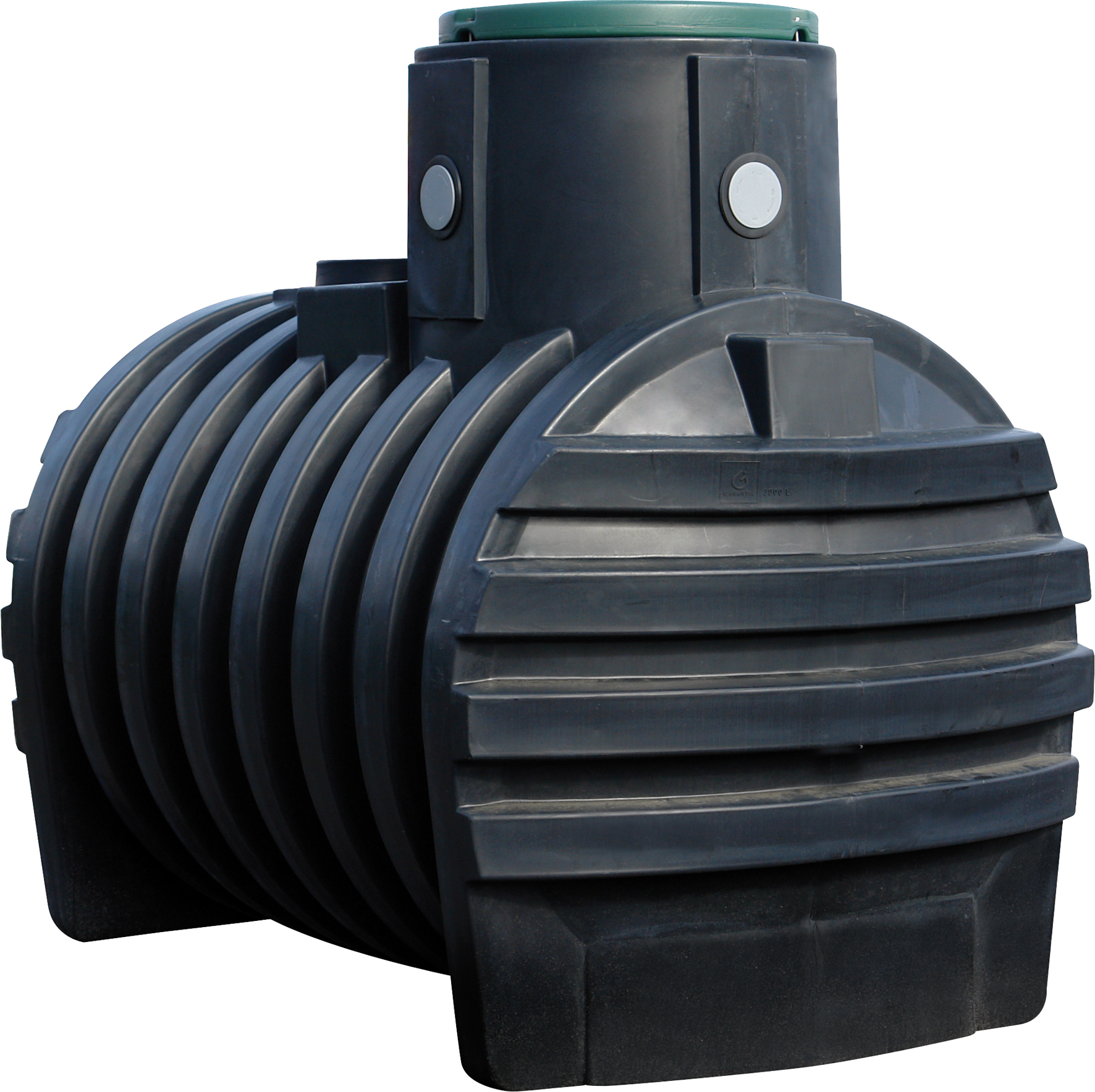 MONO Erdtank, schwarz, oval 1 MONO Erdtank, schwarz, oval