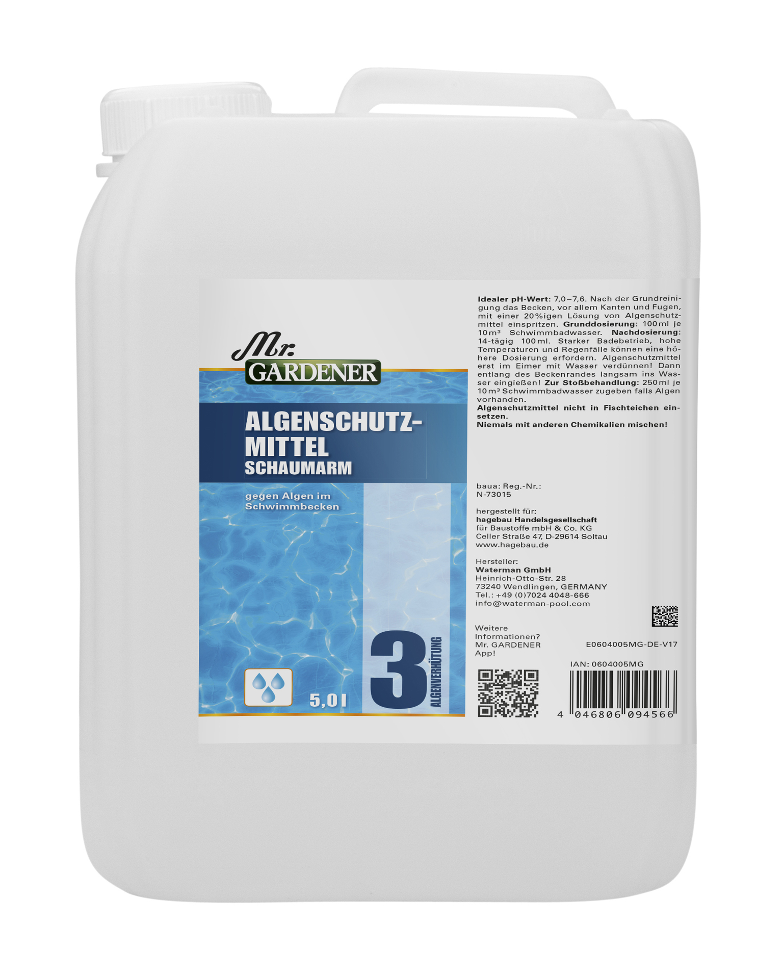 Algenschutzmittel 1 Algenschutzmittel