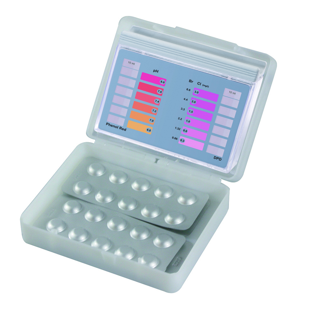 Wassertestgerät, inkl. 2x20 Tabletten 1 Wassertestgerät, inkl. 2x20 Tabletten