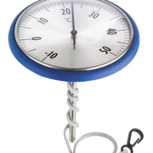 Schwimmbadthermometer Edelstahl