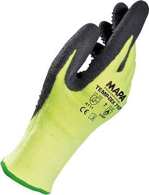 Handschuh Temp-Dex 710,Gr 7, gelb-schw 1 Handschuh Temp-Dex 710,Gr 7, gelb-schw