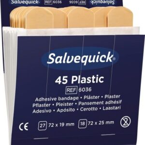 Salvequick Nachfüllpackungen wasserabweisende Kunststoff-Pflaster