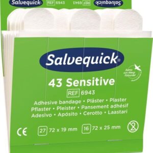 Salvequick Nachfüllpackungen Sensitiv-Polyurethan-Pflaster