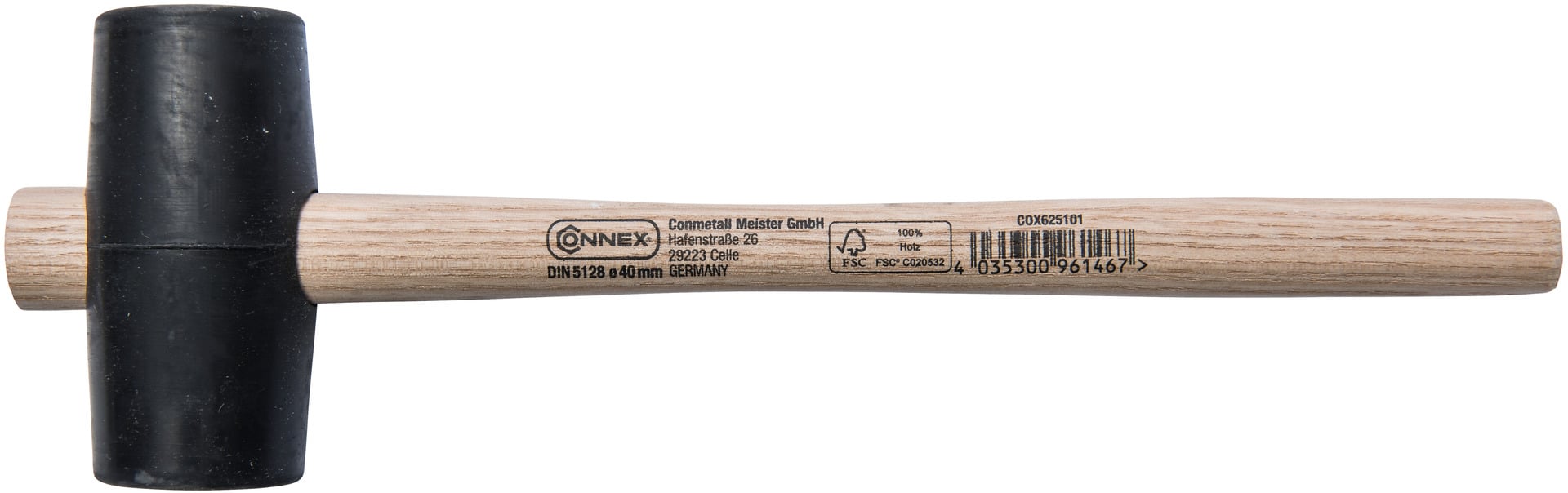 Gummihammer mit Holzstiel 1 Gummihammer mit Holzstiel