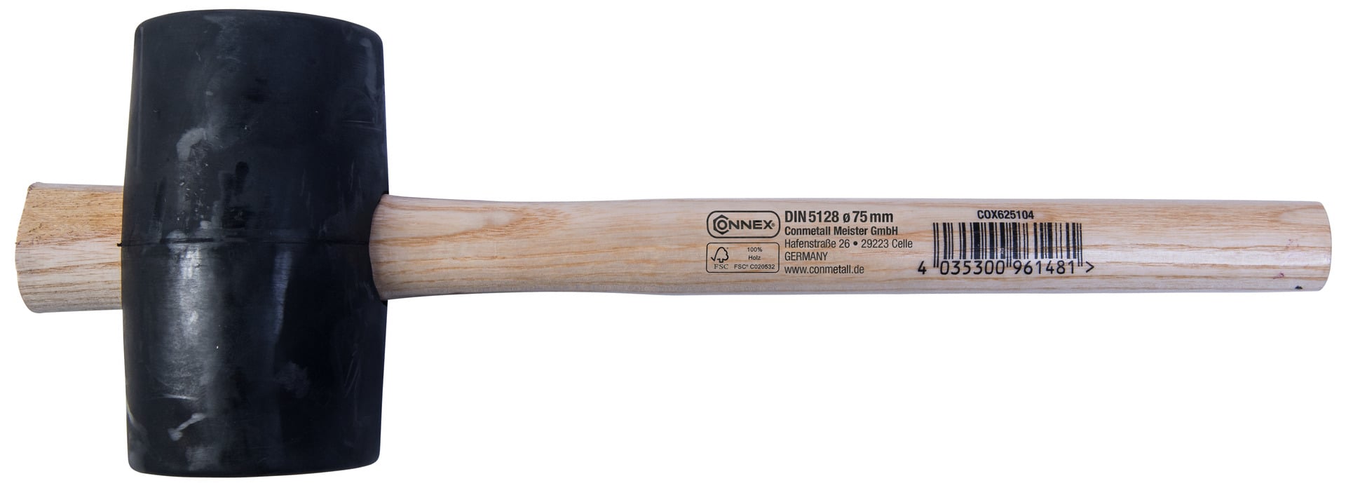Gummihammer mit Holzstiel 1 Gummihammer mit Holzstiel
