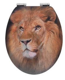 WC-Sitz Lion, MDF 3D