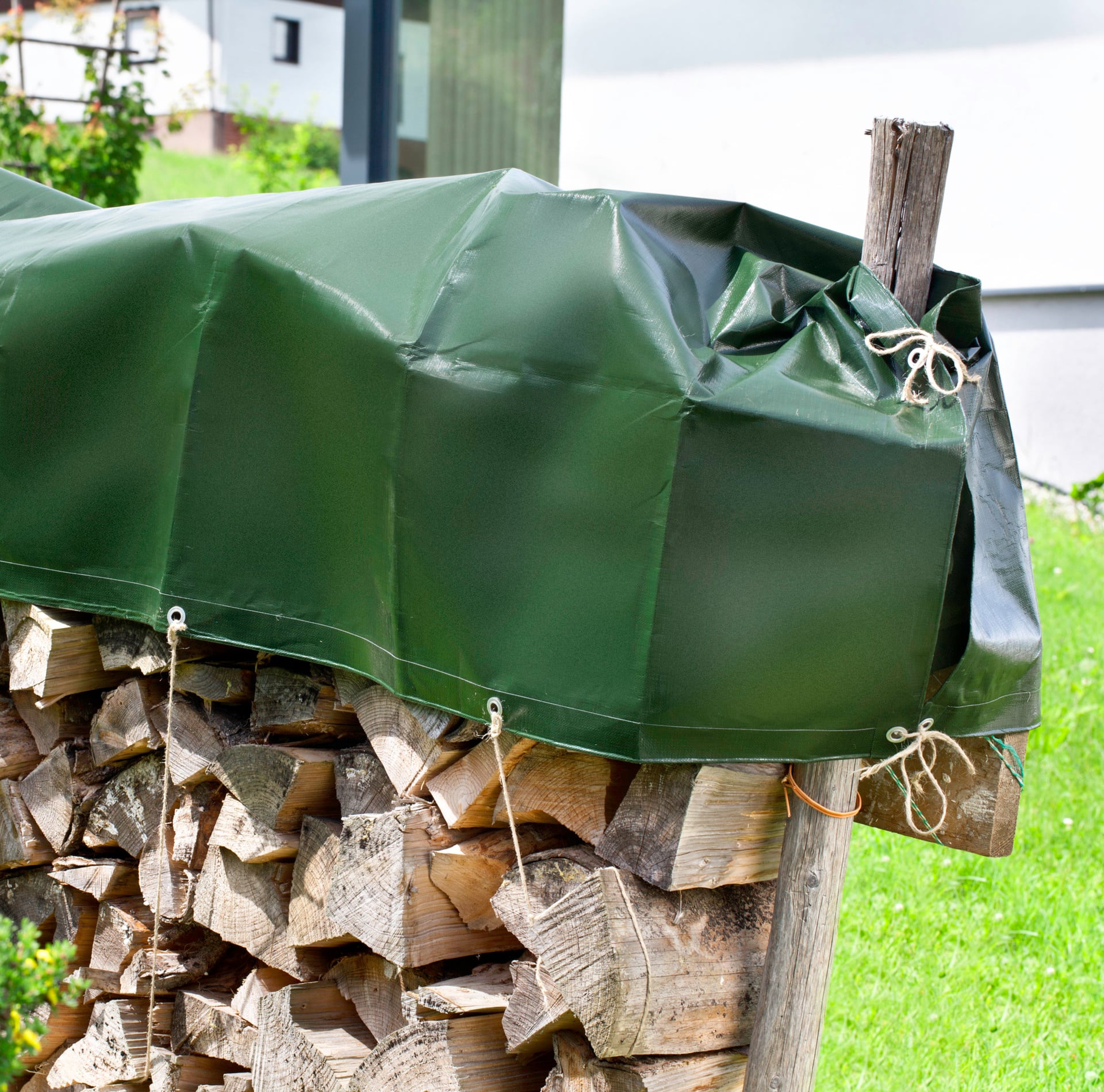 Holz-Schutz-Plane extra heavy 1 Holz-Schutz-Plane extra heavy