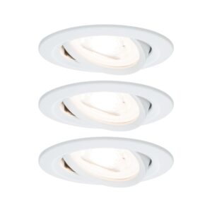 LED Einbauleuchte Nova Basisset schwenkbar rund 84mm 50 Grad