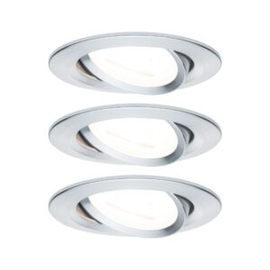 LED Einbauleuchte 3-Step-Dim Nova Basisset schwenkbar rund 84mm 50 Grad