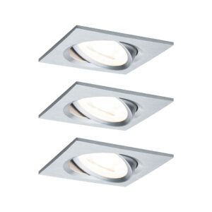 LED Einbauleuchte Nova Coin Basisset schwenkbar eckig 84x84mm 50 Grad Coin