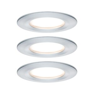 LED Einbauleuchte 3-Step-Dim Nova Coin Basisset starr rund 78mm Coin