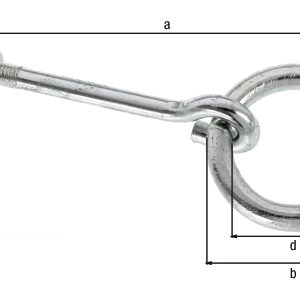 Befestigungsring z.Durchschrauben