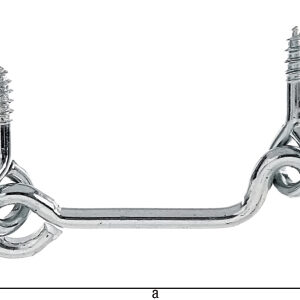 Sturmhaken mit Öse z.Einschrauben