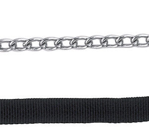 Führleine mit Kette, schwarz