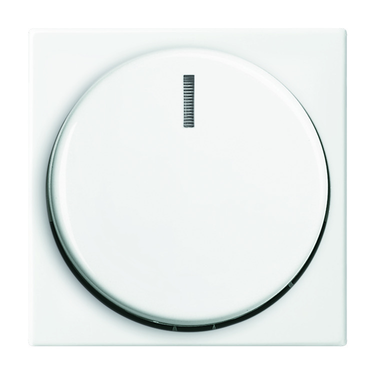 Dimmer-Abdeckung Balance SI alpinweiß 1 Dimmer-Abdeckung Balance SI alpinweiß
