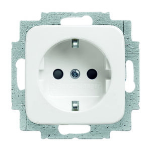 Schuko-Steckdose Reflex SI alpinweiß