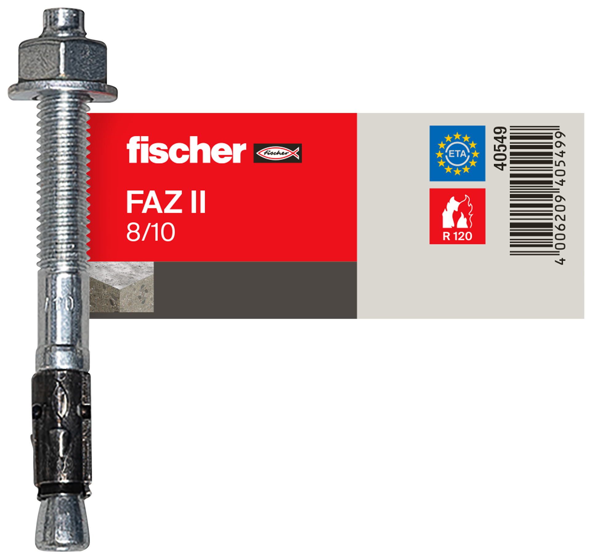 Bolzenanker FAZ II, 1 Stück 1 Bolzenanker FAZ II, 1 Stück