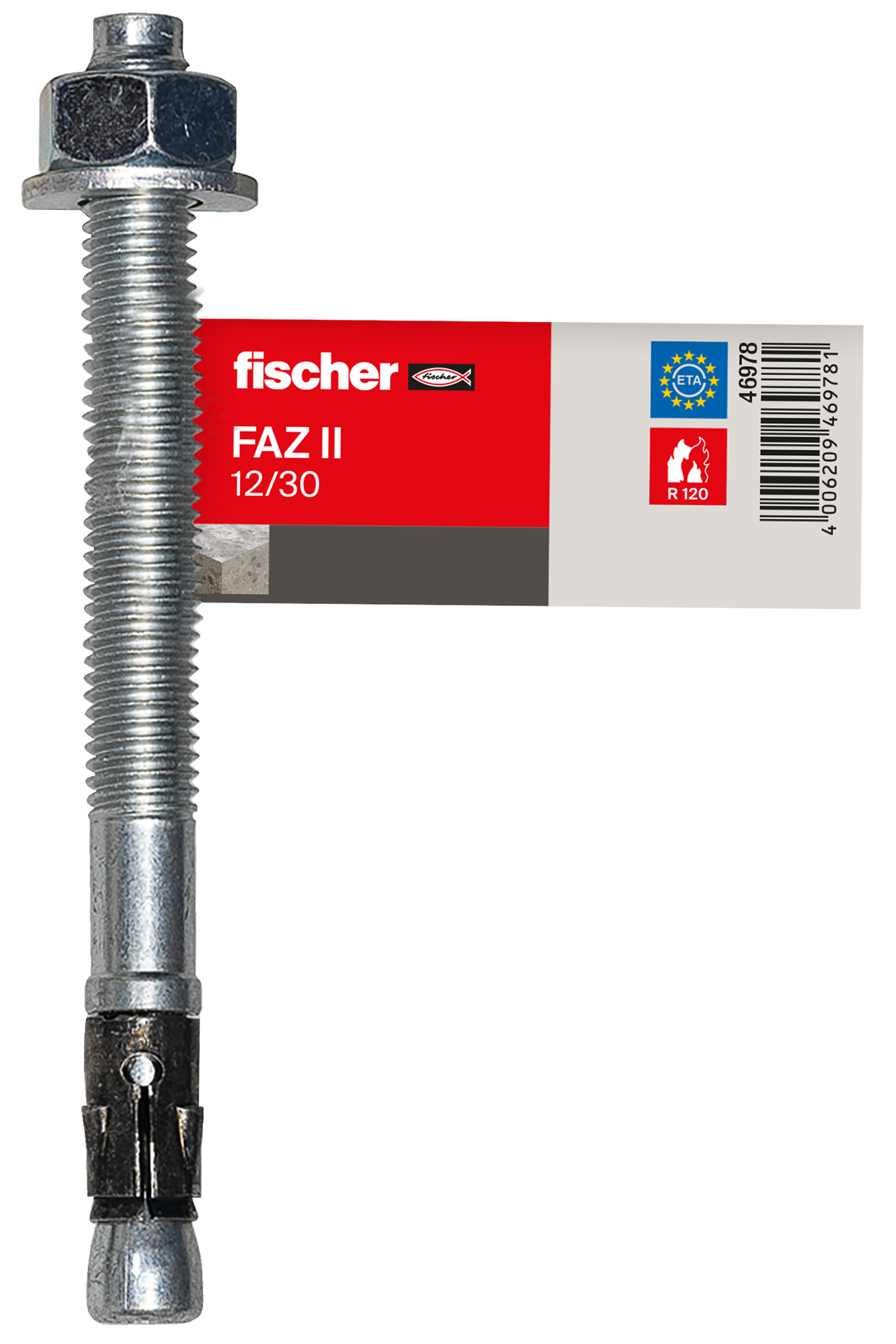 Bolzenanker FAZ II, 1 Stück 1 Bolzenanker FAZ II, 1 Stück