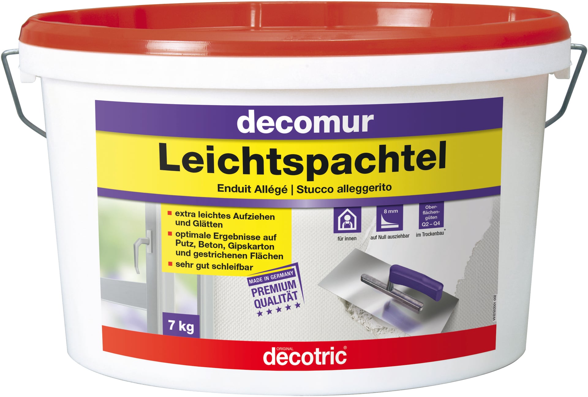 decomur Leichtspachtel LS 8 1 decomur Leichtspachtel LS 8
