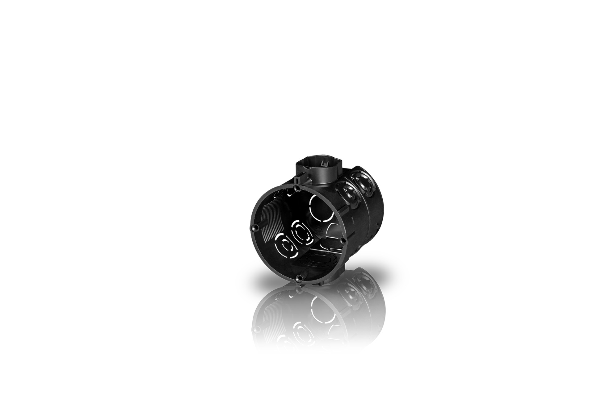Unterputz Abzweigdose 2 Schraublöcher 1 Unterputz Abzweigdose 2 Schraublöcher