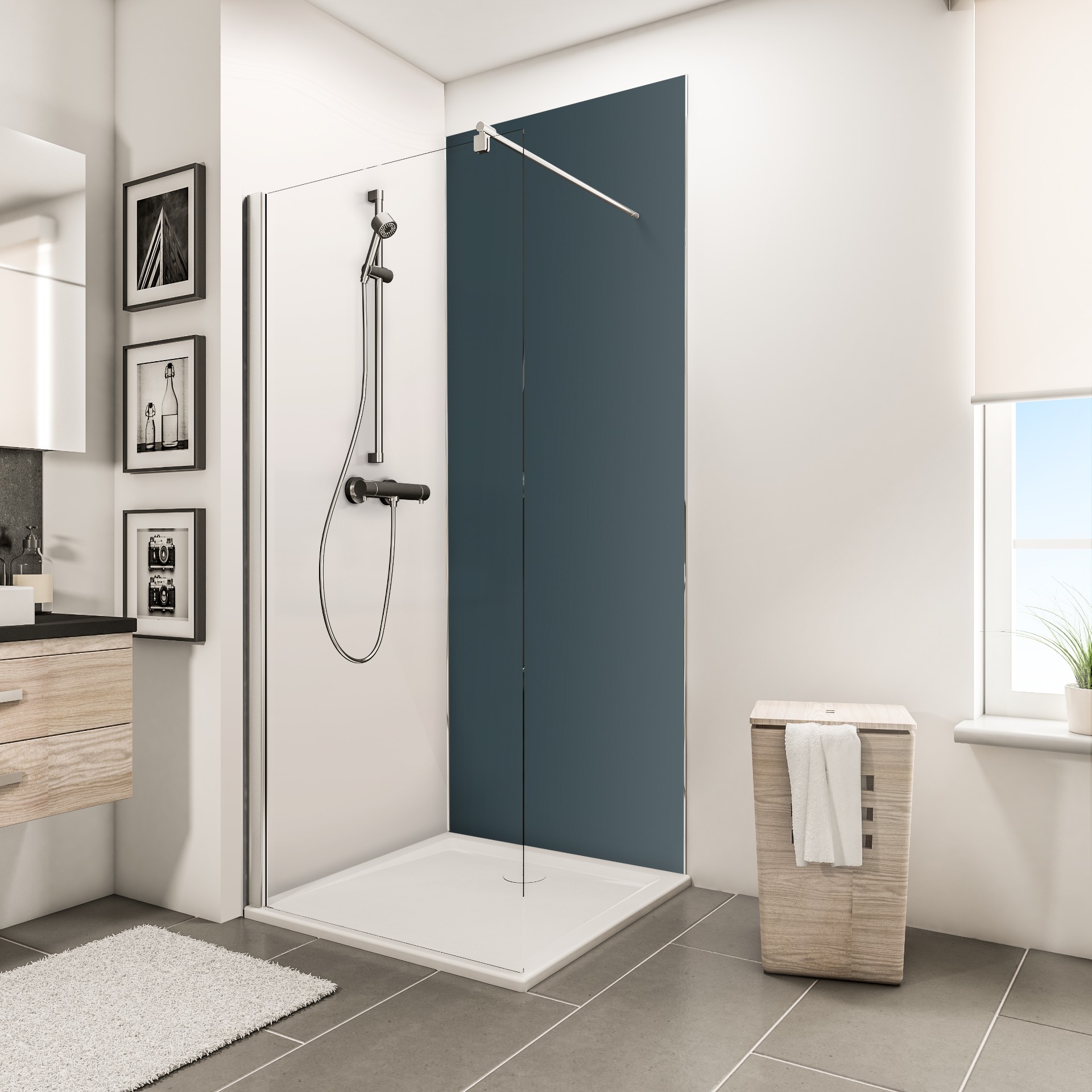 ExpressPlus Duschrückwand Decodesign, 90x210cm 1 ExpressPlus Duschrückwand Decodesign, 90x210cm