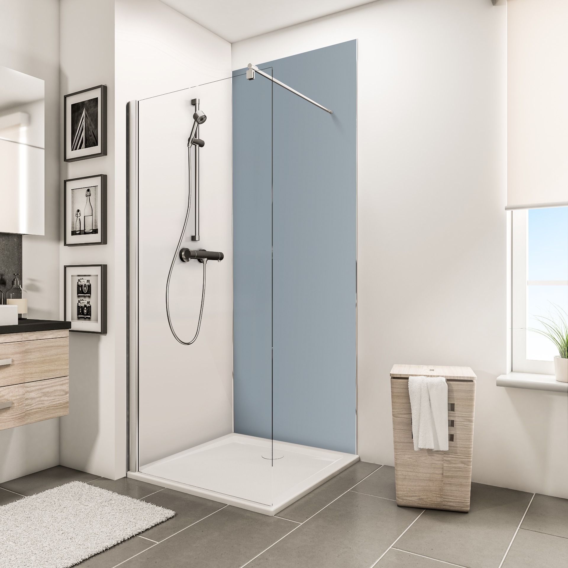 ExpressPlus Duschrückwand Decodesign, 90x210cm 1 ExpressPlus Duschrückwand Decodesign, 90x210cm