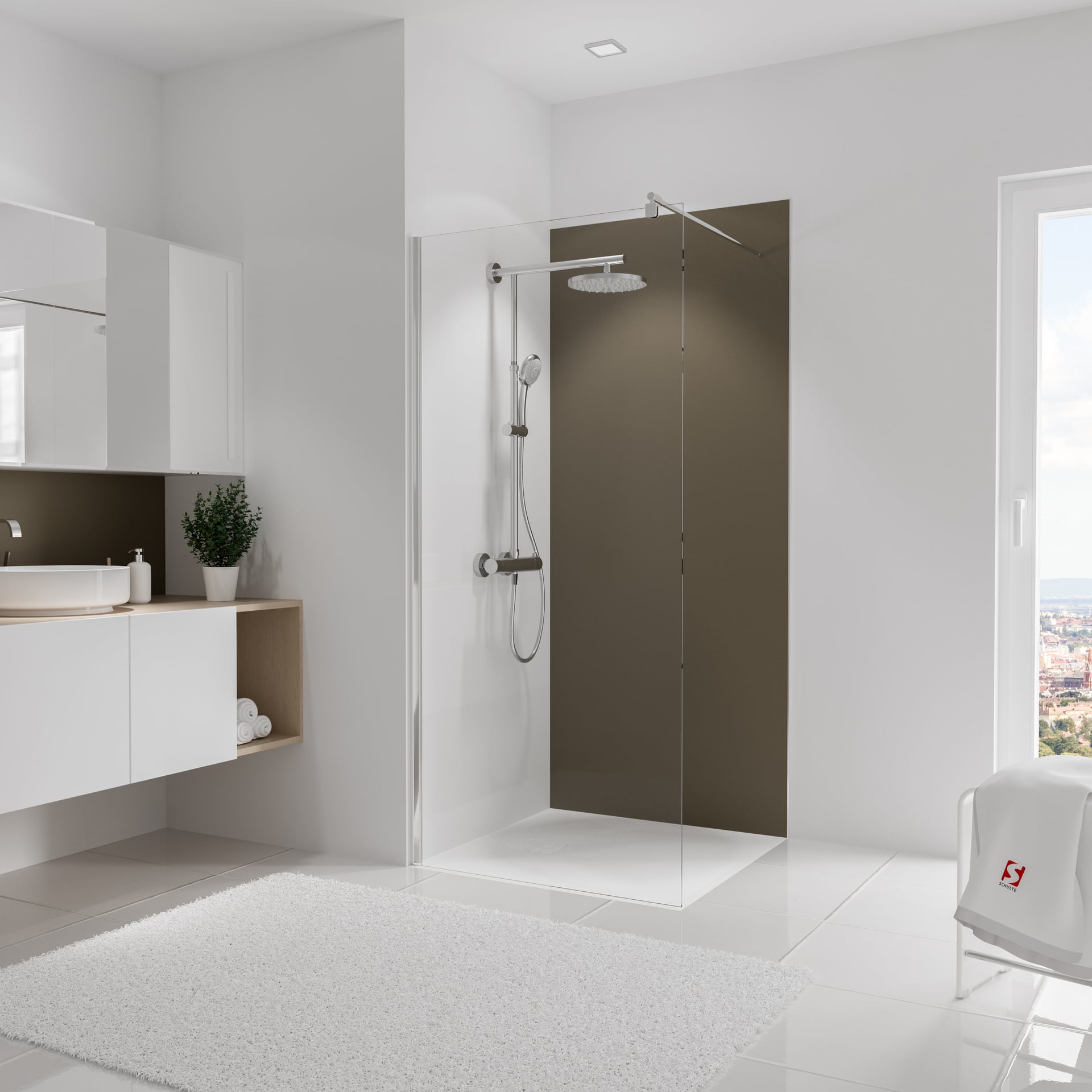 ExpressPlus Duschrückwand Decodesign, 90x210cm 1 ExpressPlus Duschrückwand Decodesign, 90x210cm