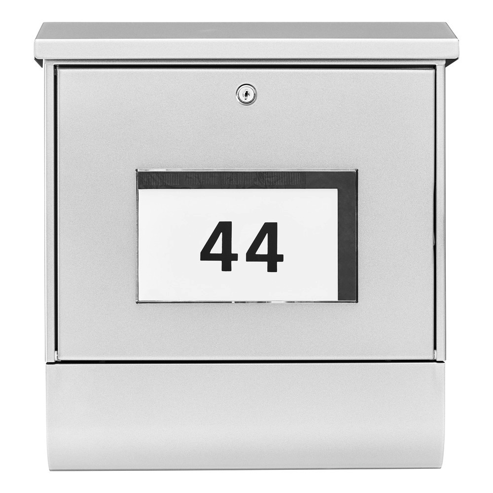 Edelstahl-Briefkasten Malaga 4400 1 Edelstahl-Briefkasten Malaga 4400