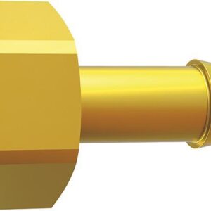 Aufschraubschlauchtülle Messing, IG G1/4", LW 6 SW 17mm RIEGLER