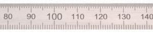 Biegsamer Stahlmaßstab 300x15x0,5mm 1/2 HP