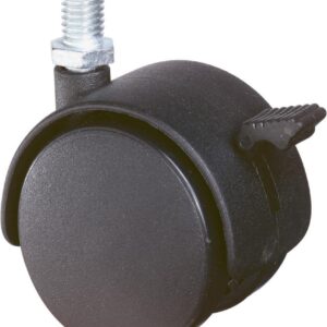 Kst.-Doppelrolle 50mm M10x15,Gewindestift m.FeststF85.050.G10