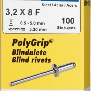 Mini-Pack PolyGrip Alu/Stahl 3,2 x 8 Gesipa