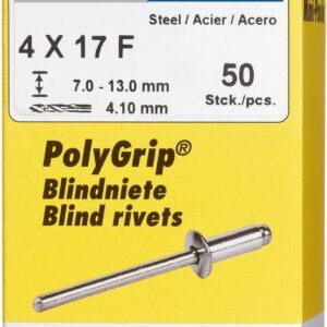 Mini-Pack PolyGrip Alu/Stahl 4 x 17 Gesipa